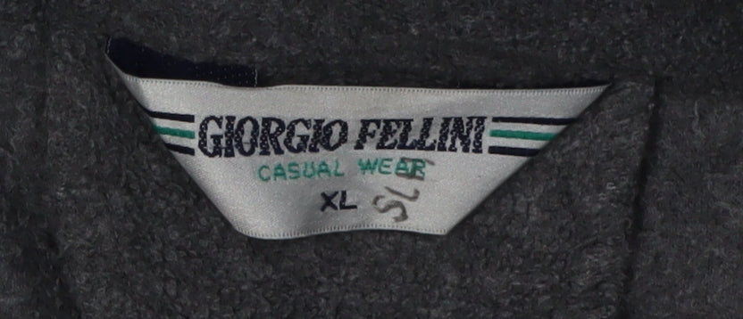 Mens UK Size XL Giorgio Fellini Grey Full Zip