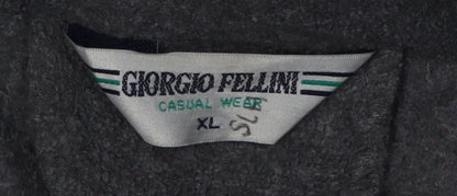 Mens UK Size XL Giorgio Fellini Grey Full Zip