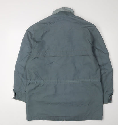 Mens UK Size M Dannimac Green Overcoat