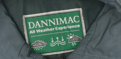Mens UK Size M Dannimac Green Overcoat
