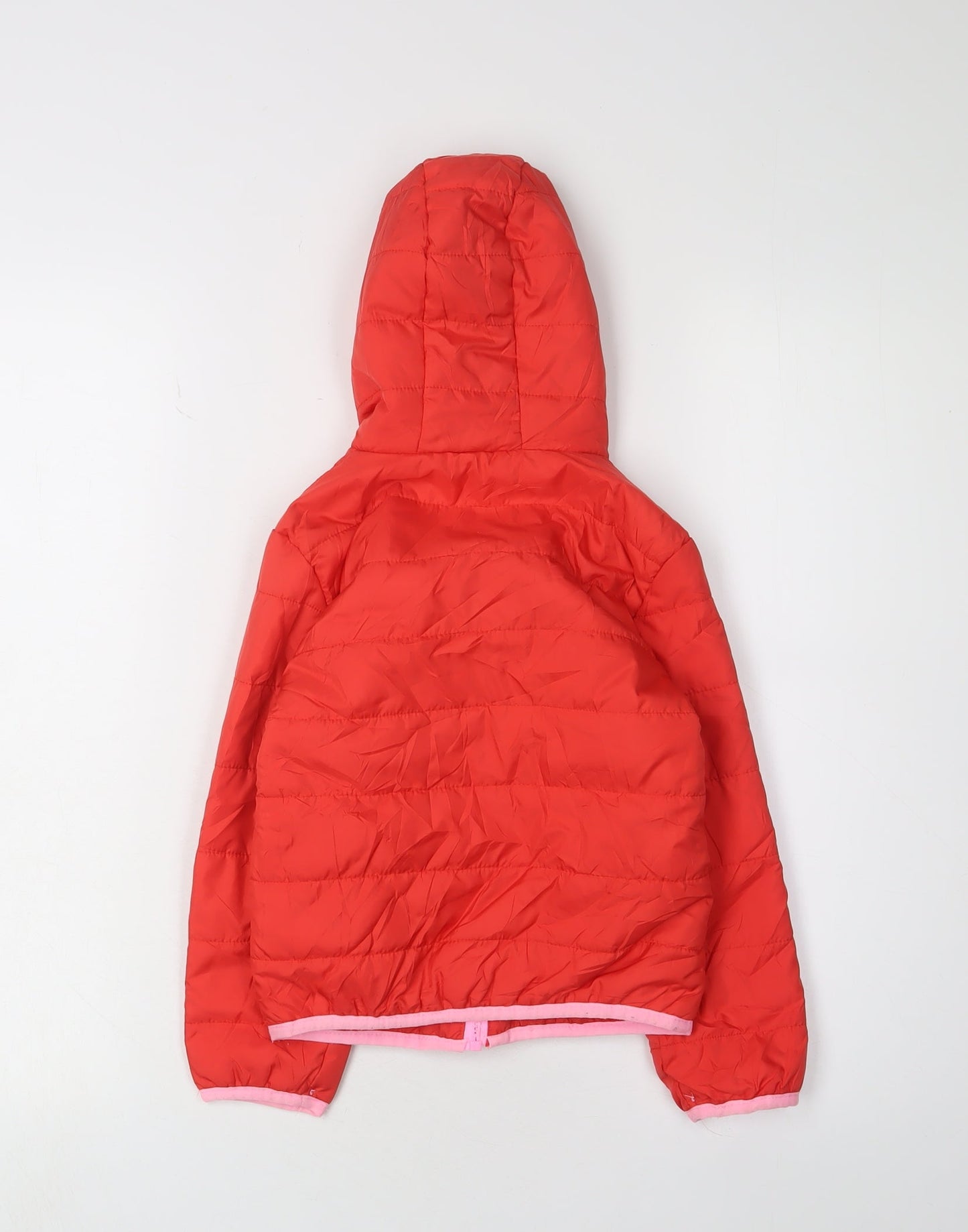 Marks and Spencer Red Girls Puffer Jacket 6-7 Years