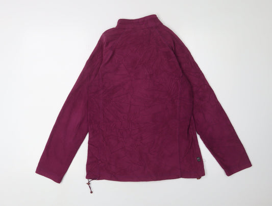 Womens UK Size 10 Mountain Life Purple Basic Jacket