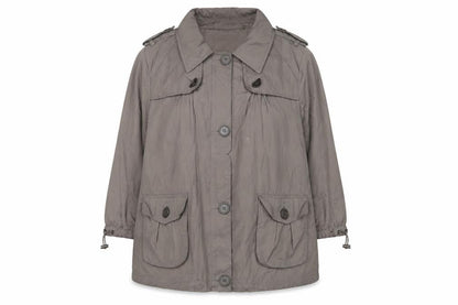 Betty Jackson Black Women's Brown Parka Coat Size 20