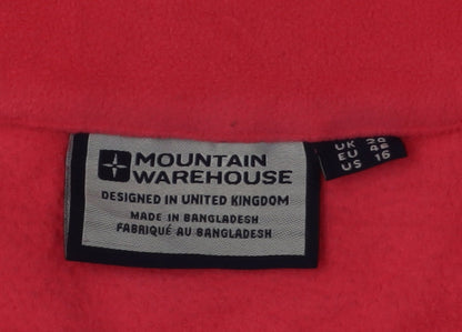 Womens UK Size 20 Mountain Warehouse Pink Basic Jacket