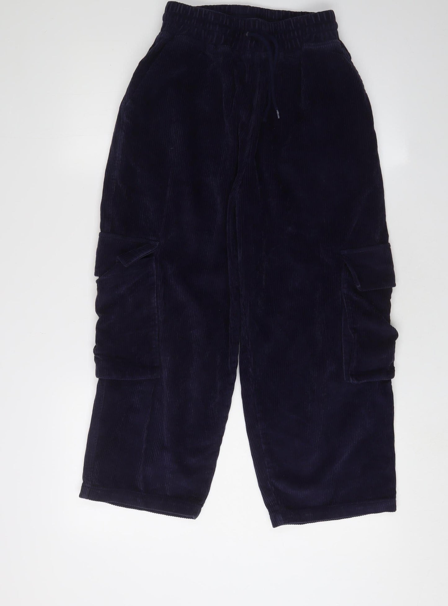 Womens UK Size 8 ASOS Relaxed Fit Cargo Blue Trousers