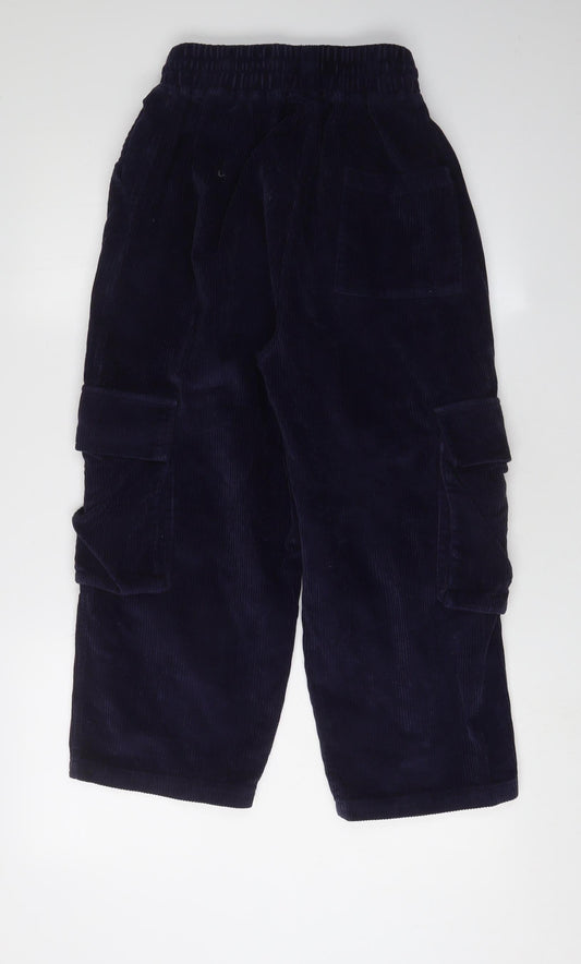 Womens UK Size 8 ASOS Relaxed Fit Cargo Blue Trousers