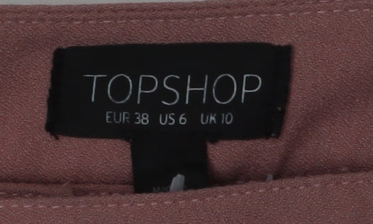 Womens UK Size 10 Topshop   Pink Trousers