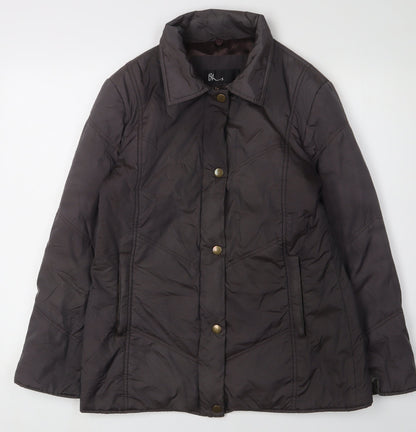 Womens UK Size 10 BHS Brown Puffer Jacket