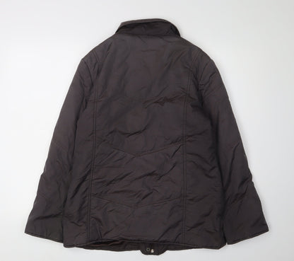 Womens UK Size 10 BHS Brown Puffer Jacket