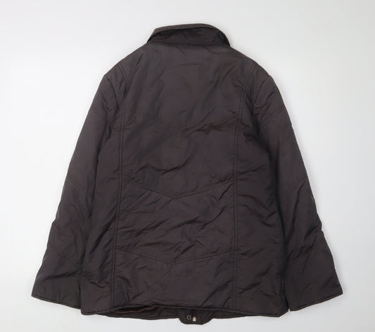 Womens UK Size 10 BHS Brown Puffer Jacket