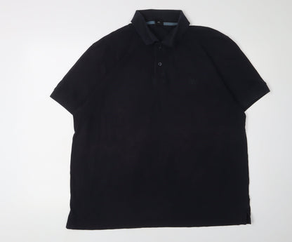 Hugo Boss Men's Black 2XL Polo Shirt