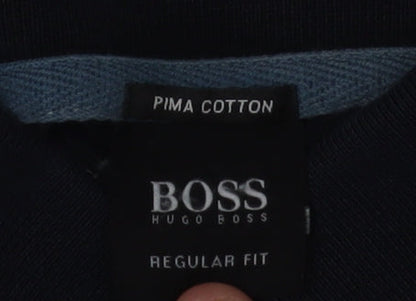 Hugo Boss Men's Black 2XL Polo Shirt