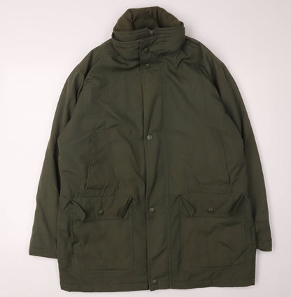 Mens UK Size M Northwood Green Parka Coat