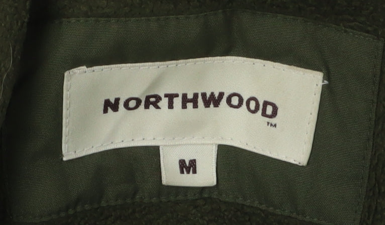 Mens UK Size M Northwood Green Parka Coat