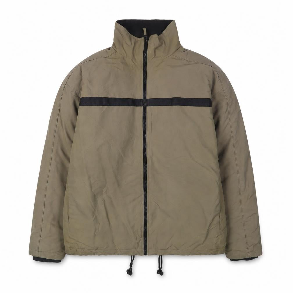Mens UK Size L River Island Brown Windbreaker Coat