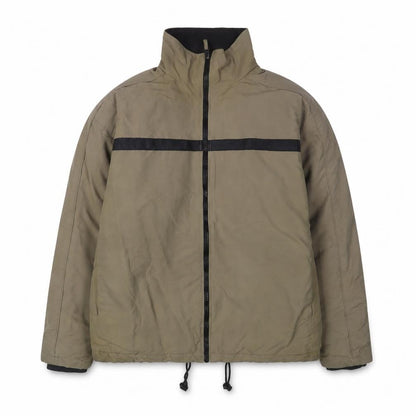 Mens UK Size L River Island Brown Windbreaker Coat