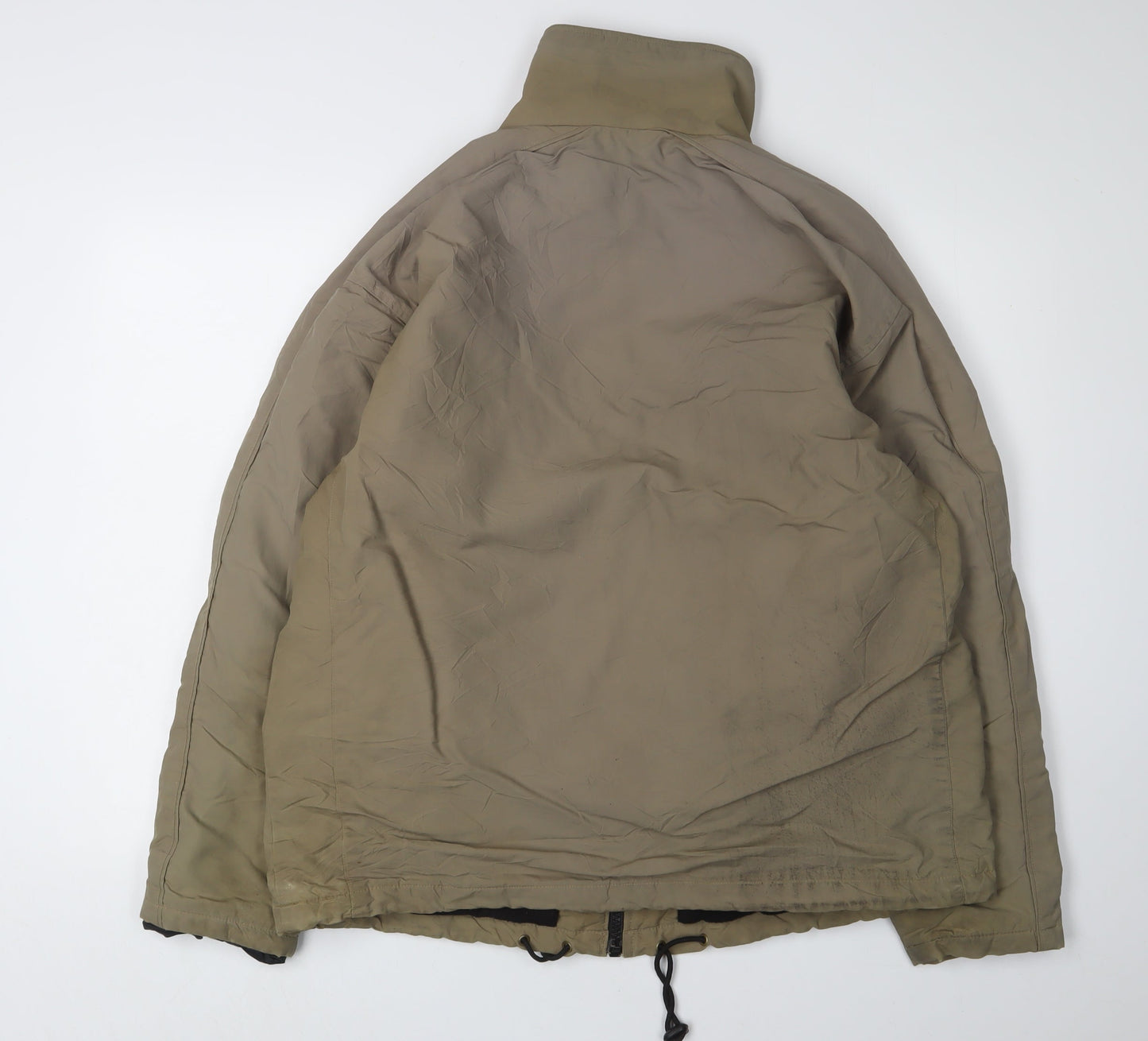 Mens UK Size L River Island Brown Windbreaker Coat