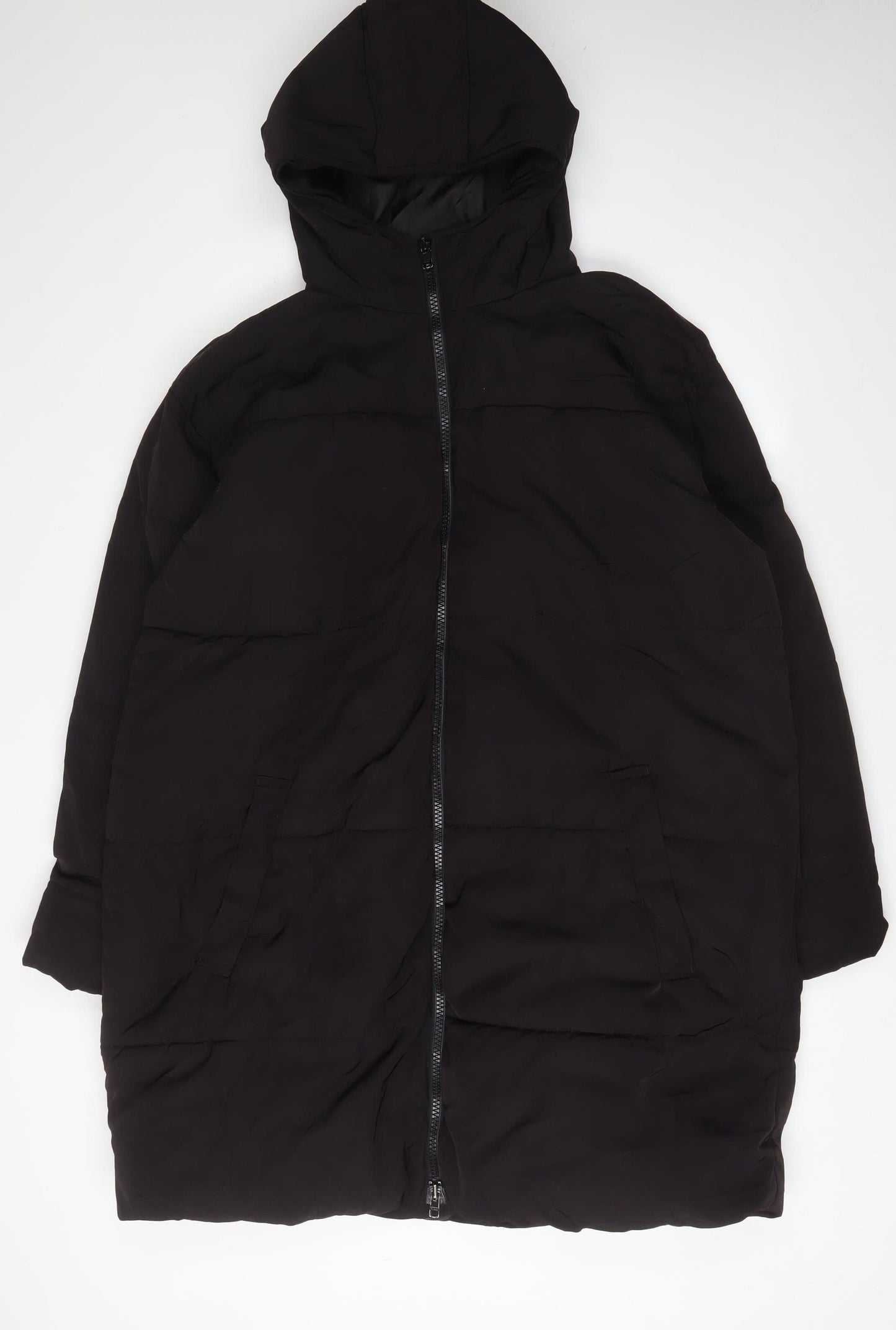 Unisex Adults UK Size M ASOS Black Puffer Jacket