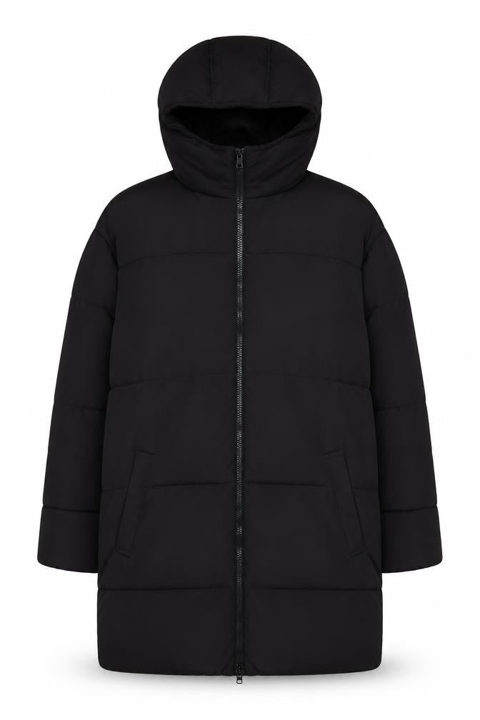 Unisex Adults UK Size M ASOS Black Puffer Jacket