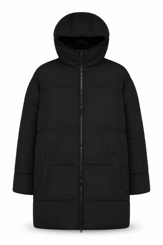 Unisex Adults UK Size M ASOS Black Puffer Jacket