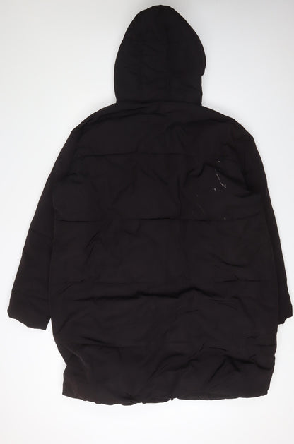 Unisex Adults UK Size M ASOS Black Puffer Jacket