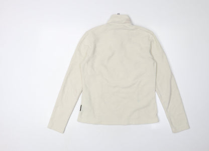 Womens UK Size 10 Jack Wolfskin Ivory Pullover Sweatshirt