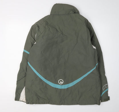 Mens UK Size M Quechua Green Parka Coat