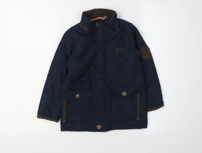 Regatta Boys Blue Quilted Jacket 3-4 Years Winter Coat