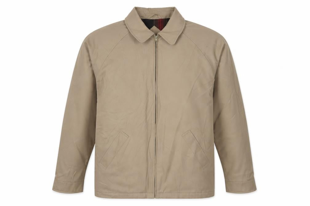 Mens UK Size S Greenwoods Beige Windbreaker Coat