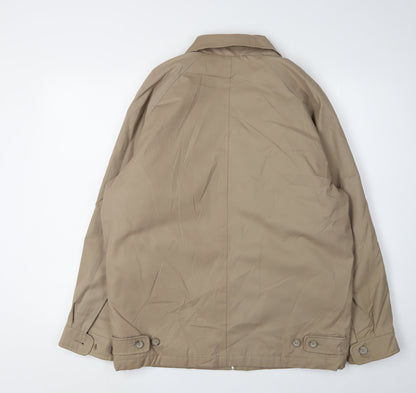 Mens UK Size S Greenwoods Beige Windbreaker Coat