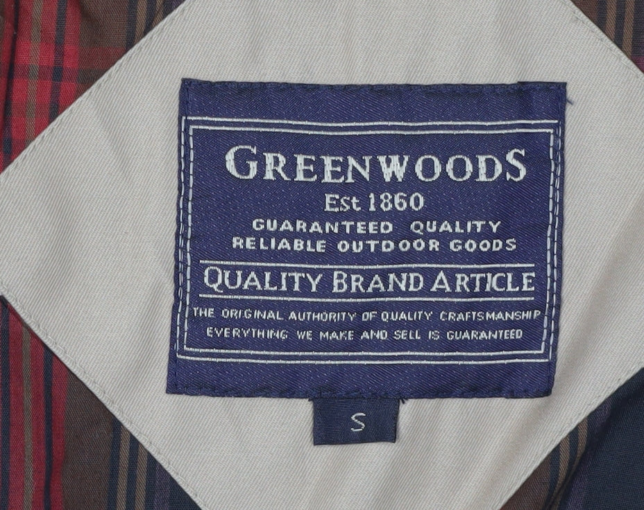 Mens UK Size S Greenwoods Beige Windbreaker Coat