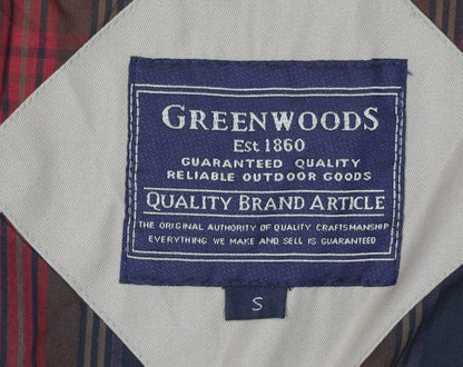 Mens UK Size S Greenwoods Beige Windbreaker Coat
