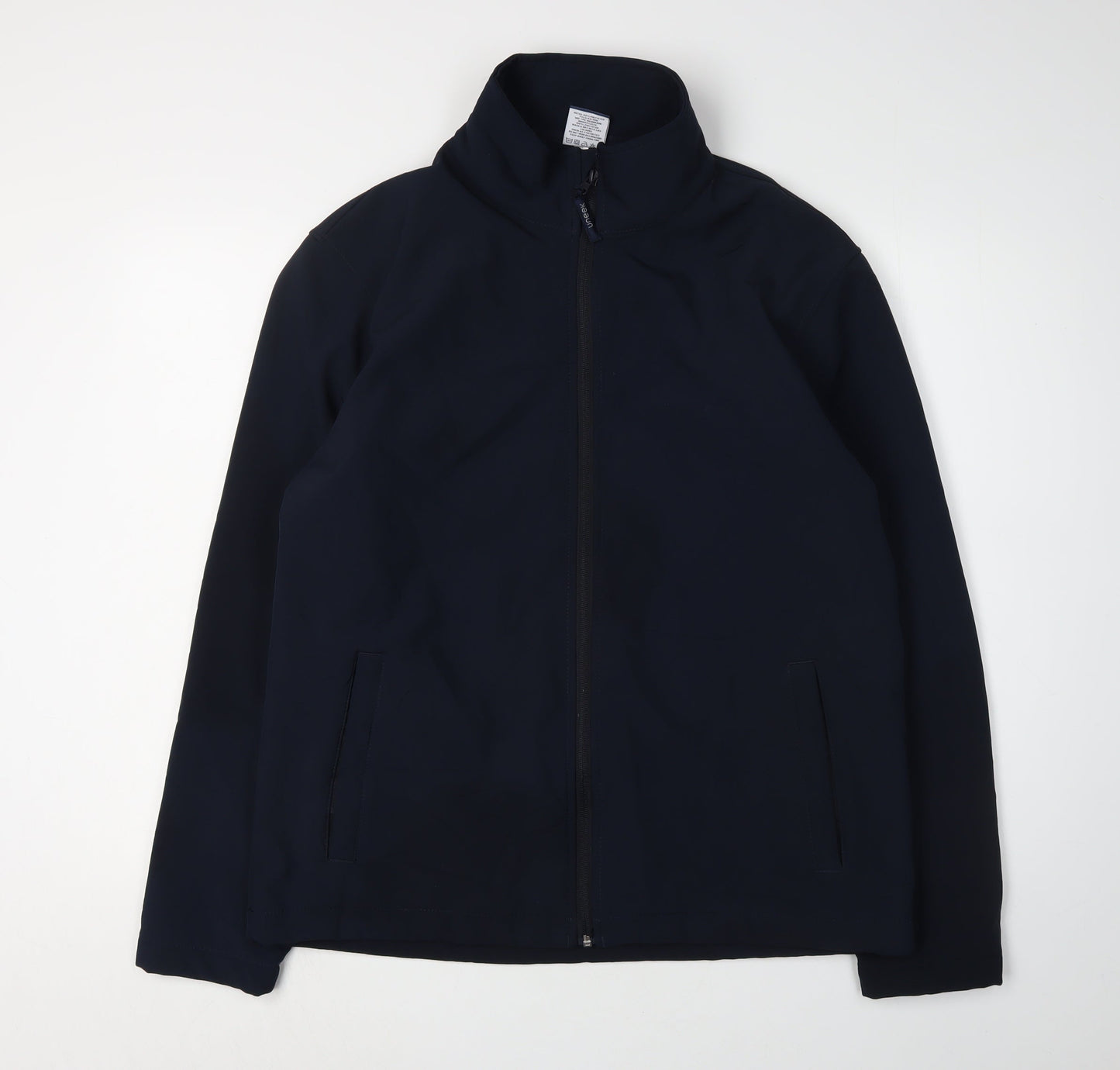 Mens UK Size L Uneek Blue Soft Shell