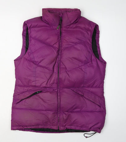 Womens UK Size 12 Technicals Purple Puffer Jacket