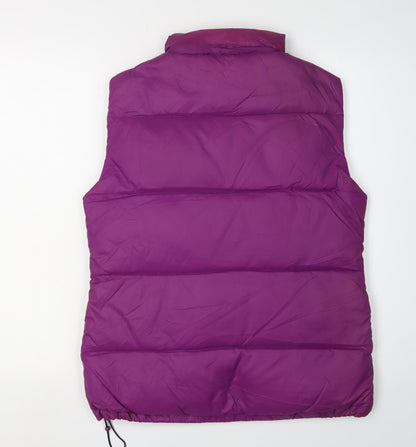 Womens UK Size 12 Technicals Purple Puffer Jacket