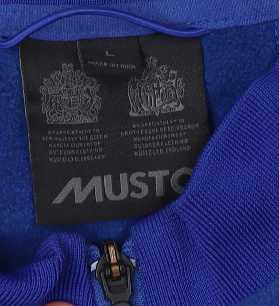 Mens UK Size L Must Blue Bomber Jacket