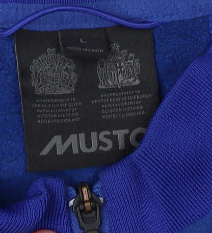 Mens UK Size L Must Blue Bomber Jacket