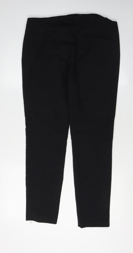 Zara Basic Women's Black Skinny Trousers, Size L