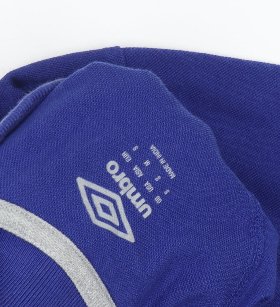 Umbro Men's Blue Polo Shirt, Medium, Collared, Logo