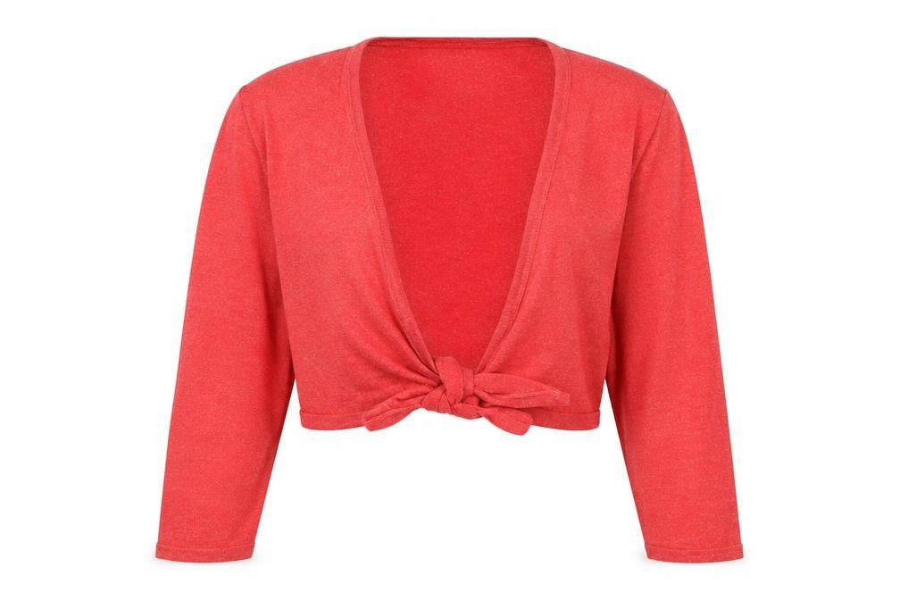 Womens UK Size M Eddie Bauer Red Cardigan Jumper