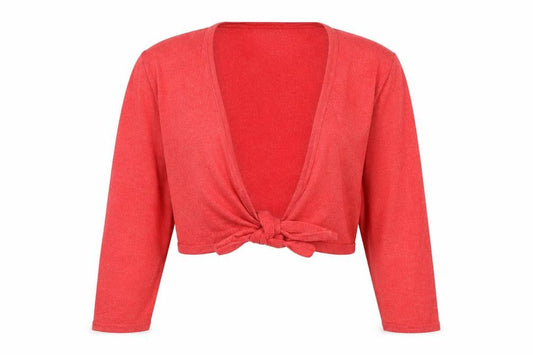 Womens UK Size M Eddie Bauer Red Cardigan Jumper