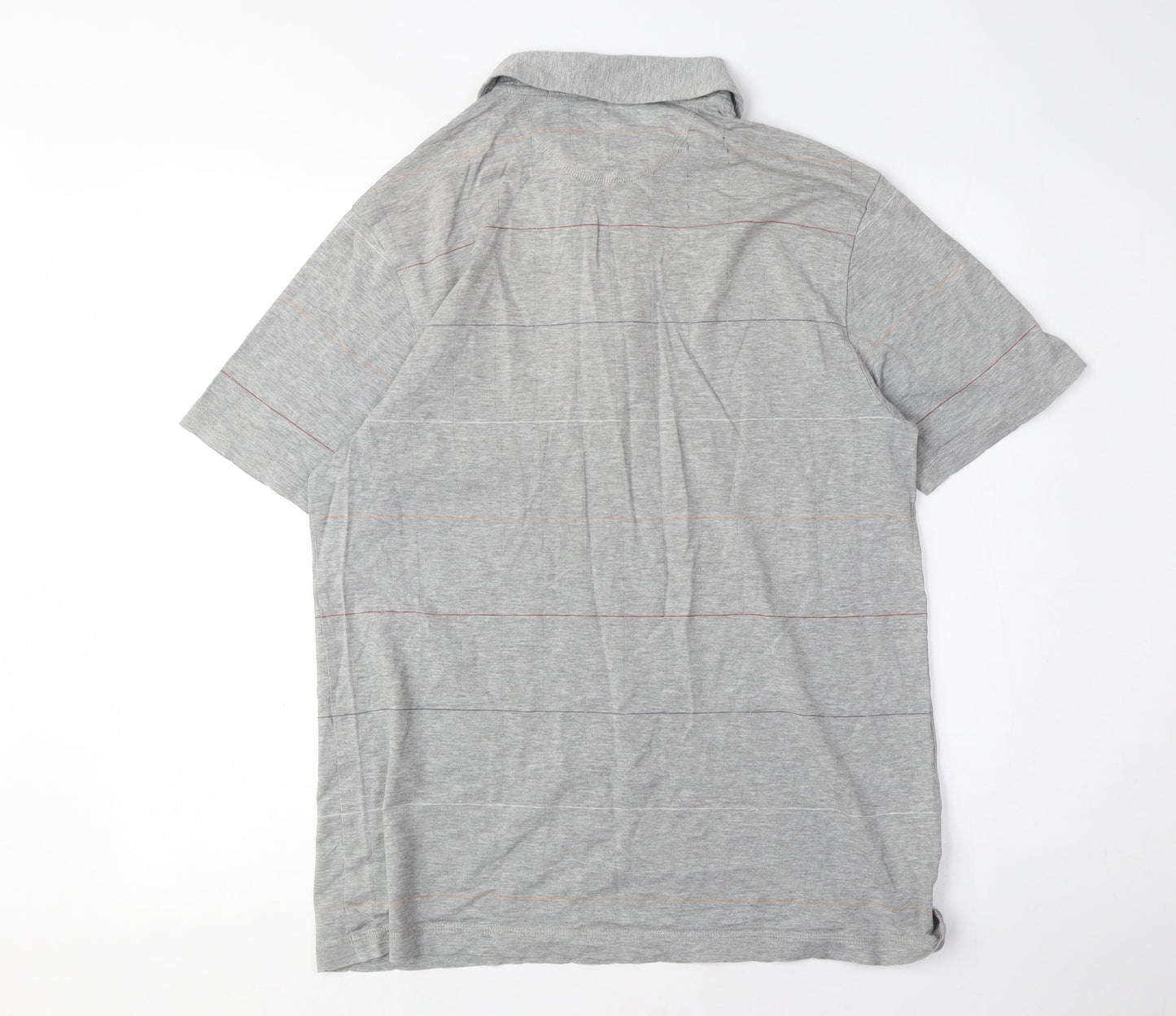Original Penguin Men's Grey Slim Fit Polo M Cotton
