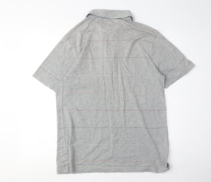 Original Penguin Men's Grey Slim Fit Polo M Cotton
