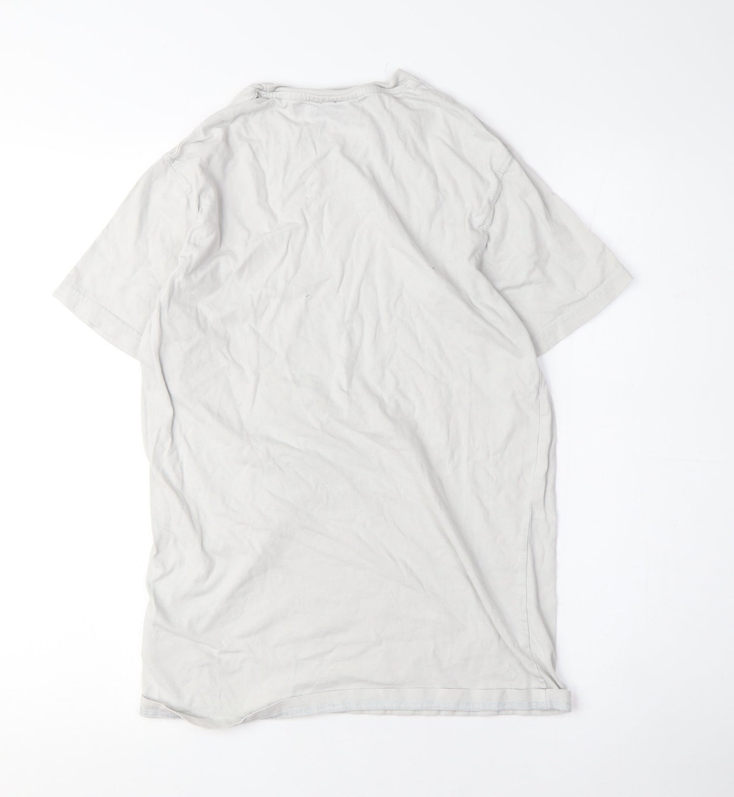 McKenzie Men's White Cotton Crew Neck T-Shirt XL