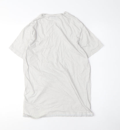 McKenzie Men's White Cotton Crew Neck T-Shirt XL