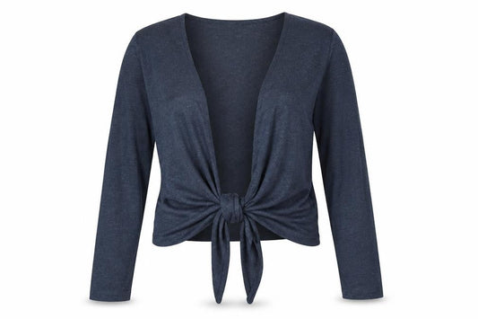 Womens UK Size S White Label Blue Cardigan Jumper