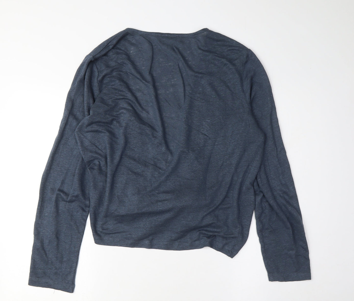 Womens UK Size S White Label Blue Cardigan Jumper