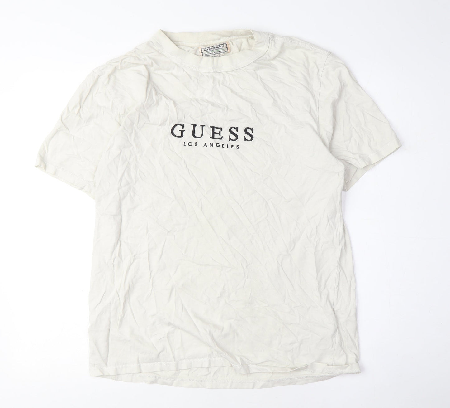Mens UK Size S GUESS Beige  T-Shirt