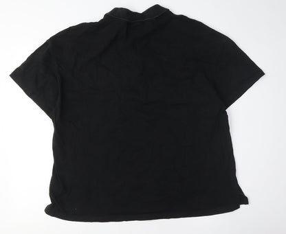 Puma Black Unisex Polo Shirt M - Sports Casual Top