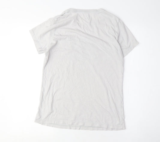 New Balance Women's White Medium T-Shirt Crew Neck